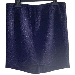 ELIE TAHARI Wool Mix Confetti Asymmetrical Skirt NWOT 12